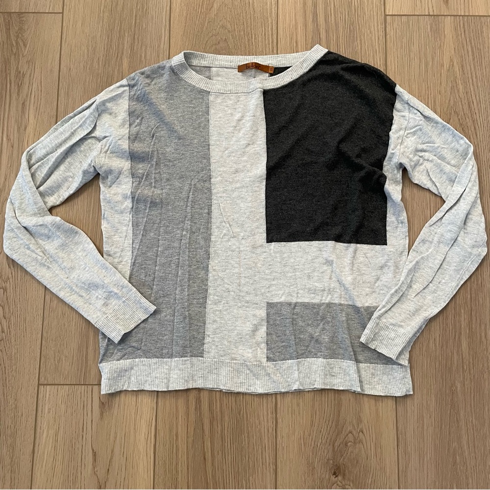 Colorblock Long Sleeve Sweater